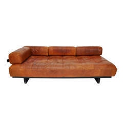 DeSede leather patchwork daybed