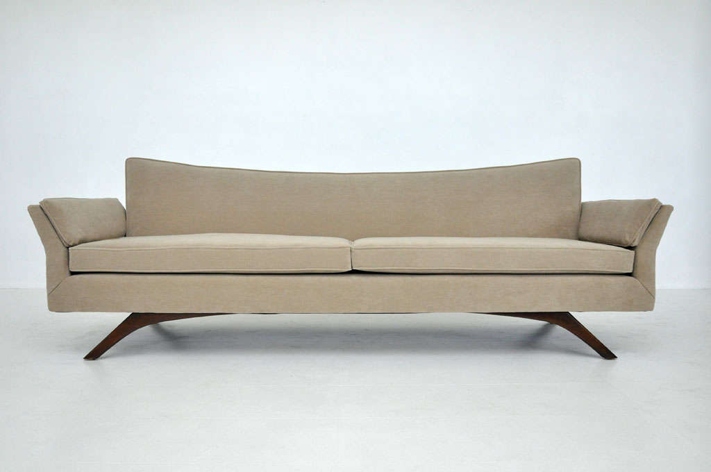 Mid-20th Century Adrian Pearsall sculptural sofa