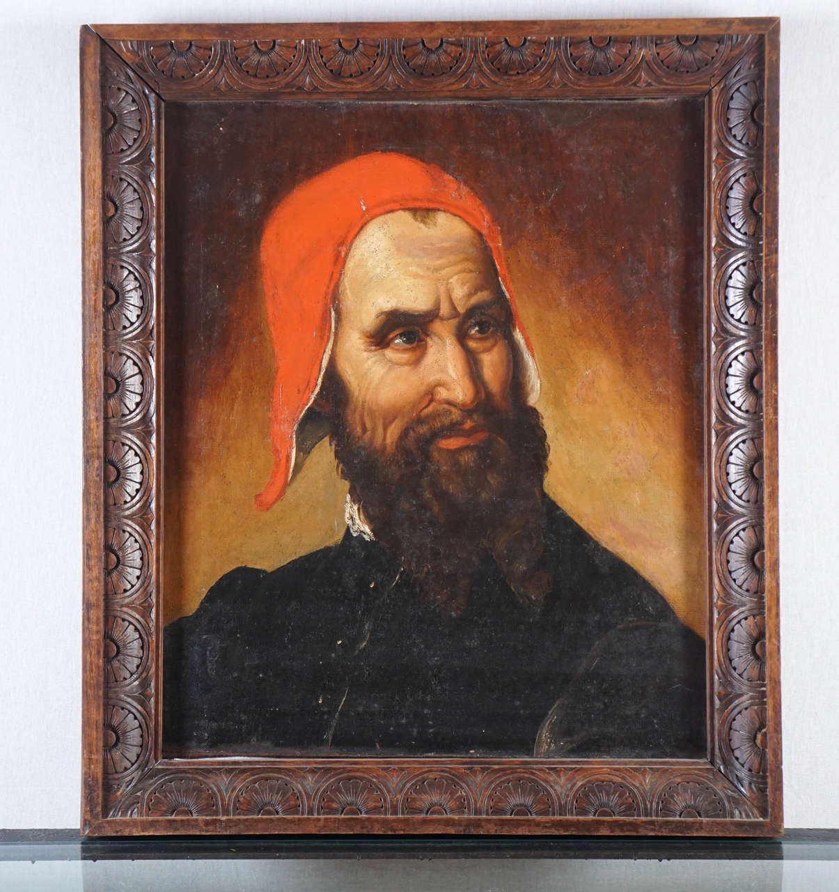 An oil painting on Canvas of a Cardinal of the Roman Catholic Church ca. 1880
