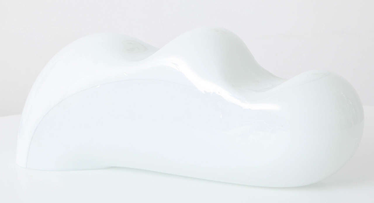 Signed Biomorphic Table Lamp by Vistosi