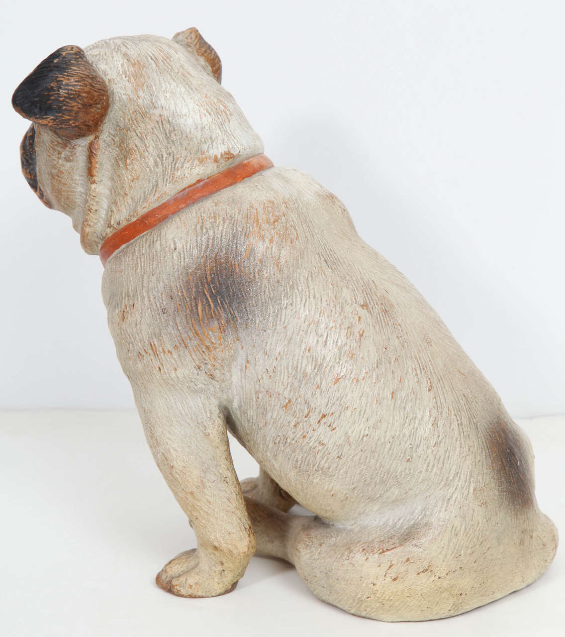 19th Century Terracotta Pug