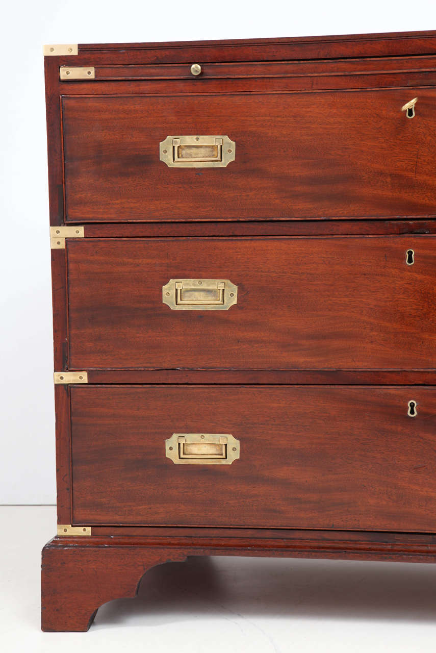 English Campaign Chest of Drawers 2