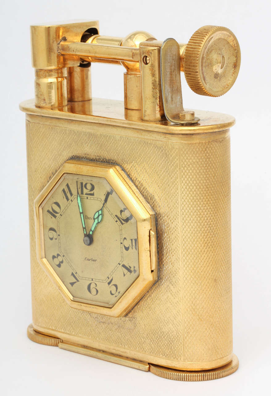 lighter with clock