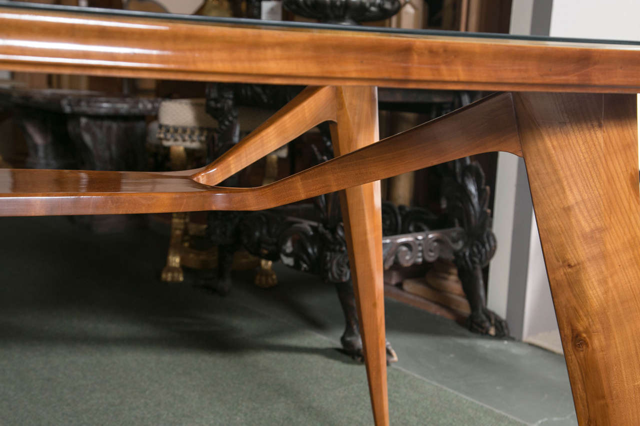 XX secolo Tavolo da console modernista italiano nello stile di Carlo di Carli in vendita