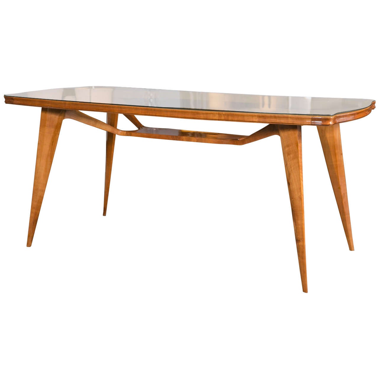 Italian Modernist Console Table in the Style of Carlo di Carli For Sale