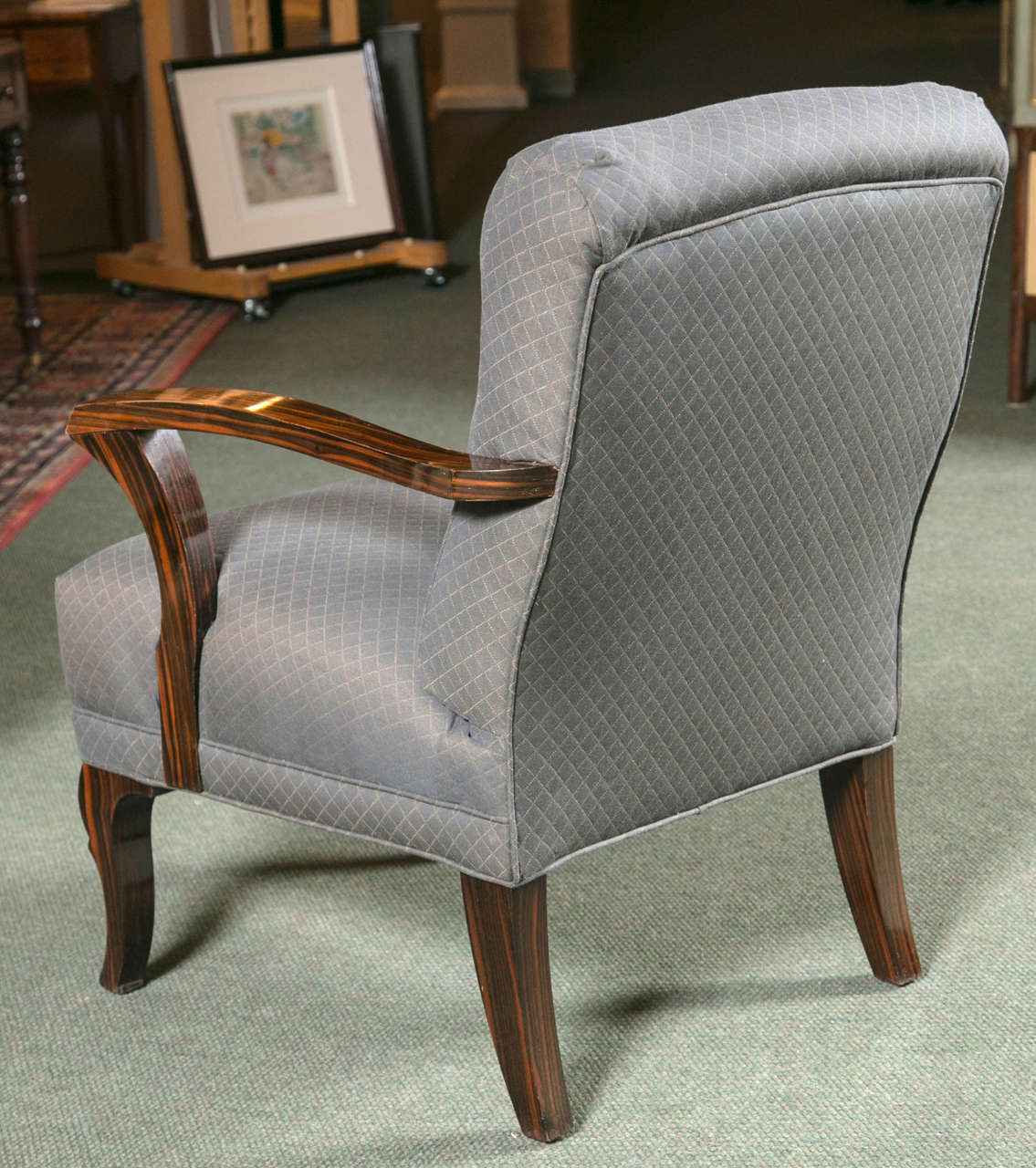 Pair of Art Deco Armchairs For Sale 3