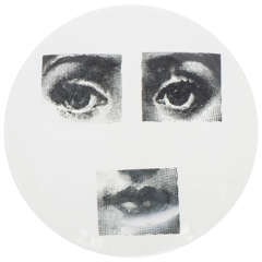 Piero Fornasetti "Tema e Variazione" Porcelain plate number 28, Italy 1960