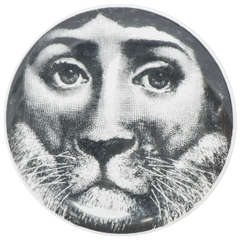 Tema e Variazione Porcelain Plate by Piero Fornasetti