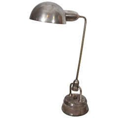 Charlotte Perriand chrome table lamp for Jumo