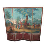 French 4 Panel Screen