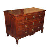 Transition Louis XIV-Louis XV Walnut Inlaid Commode