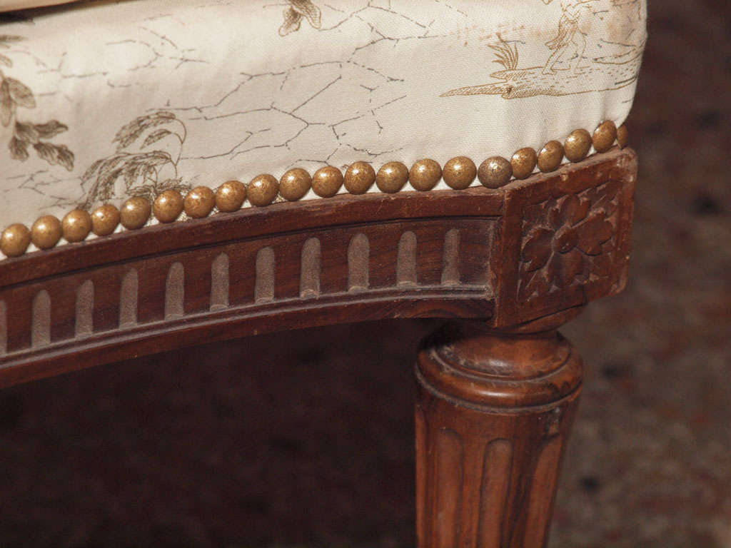 19th Century Directoire Style Footstool