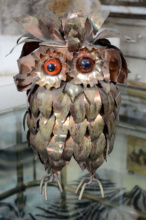 Mid-20th Century Pair of Owls by Jere