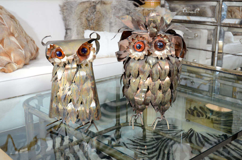 Decorative owls by Jere.