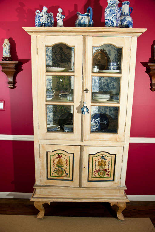 Dutch  Baroque  Style  Cabinet For Sale 6