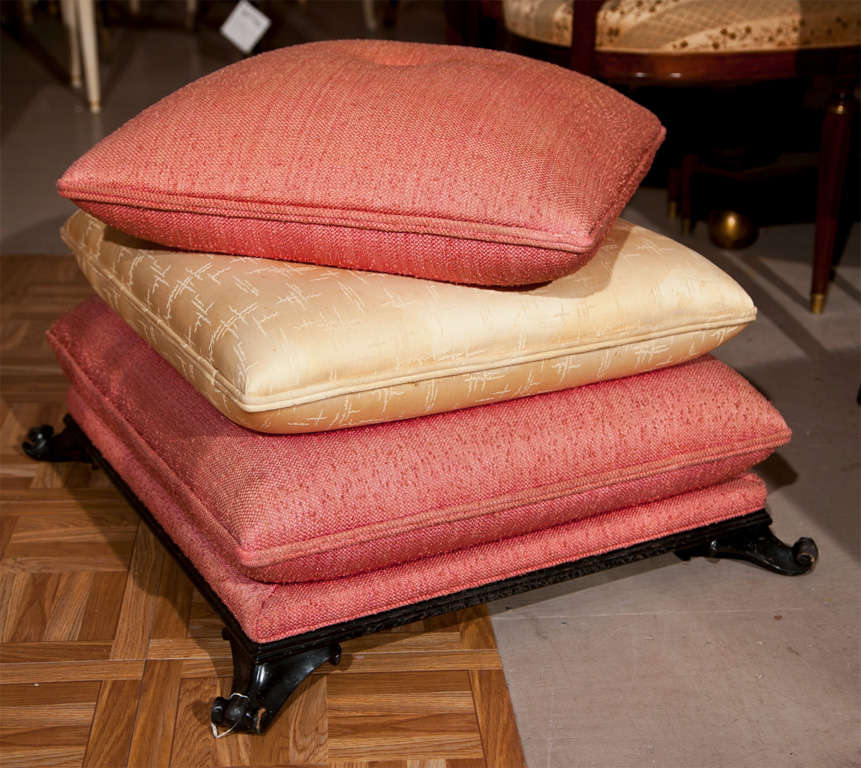 Pillow Footstool in the Manner of Maison Jansen 1