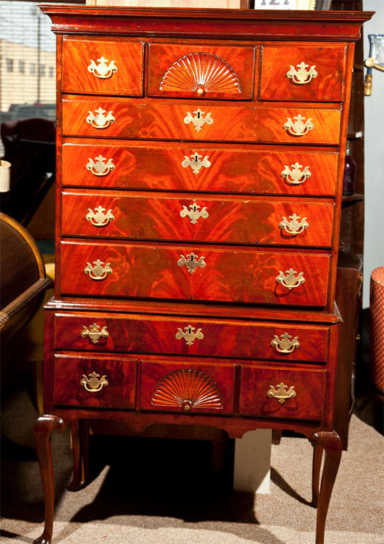 19th. Century Queen Anne Hi boy