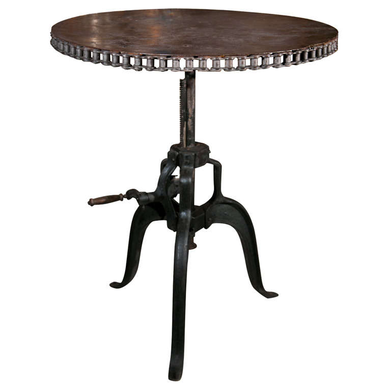 Vintage Industrial Bar Table at 1stDibs industrial bar tables