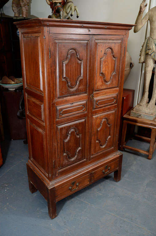 Rosewood Armoire w/ Drawers