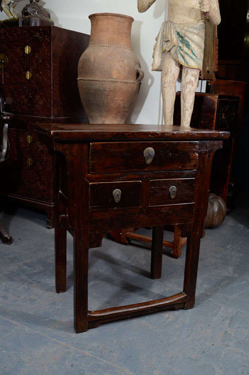 Bamboo Topped Side Cabinet/Console