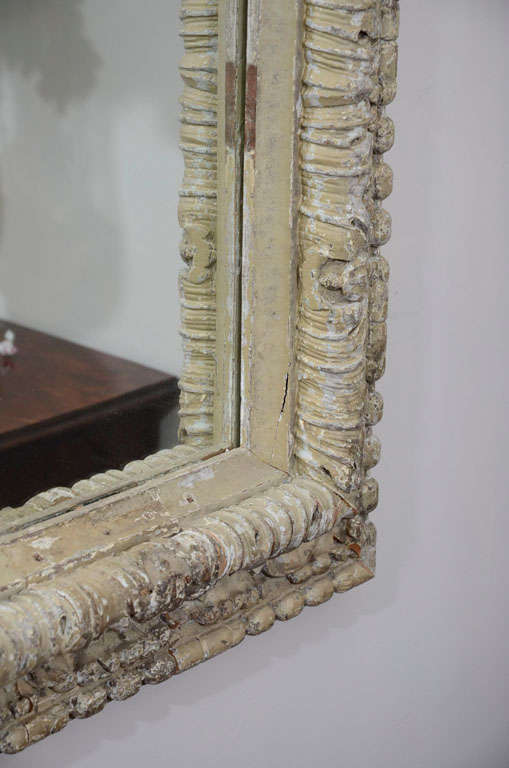 Italian 18th Century Carved Frame with Mirror-Plate 2