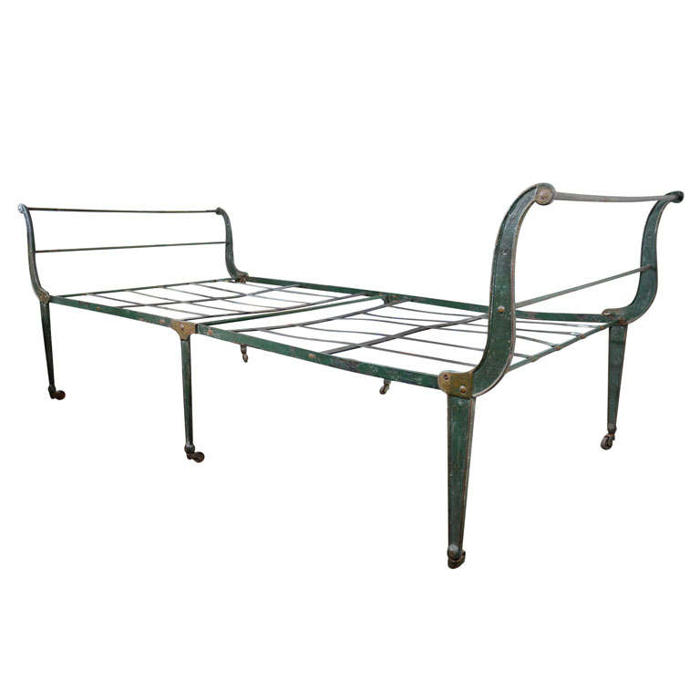 French Metal Folding Bed