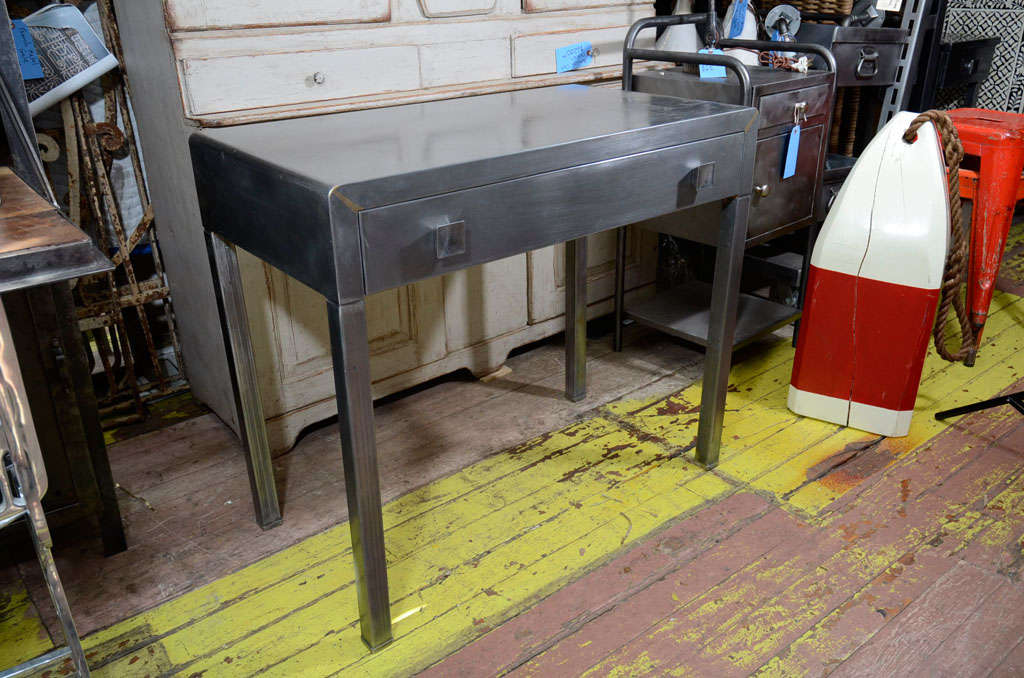 American Norman Bel Geddes Steel Desk
