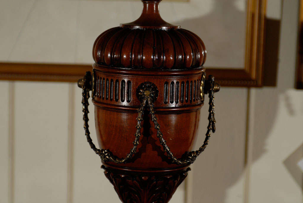 Pair Urns as Lamps For Sale 2