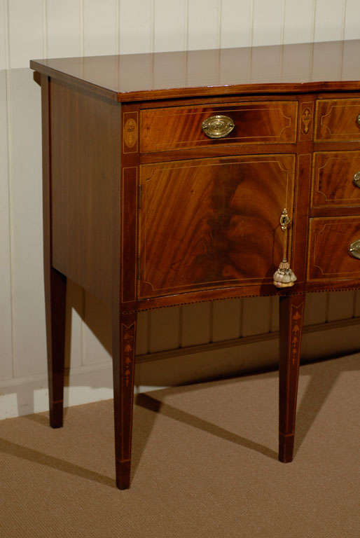 American Mahogany Sideboard For Sale