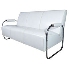 Art Deco Machine Age Style Sofa Designed by Gilbert Rohde