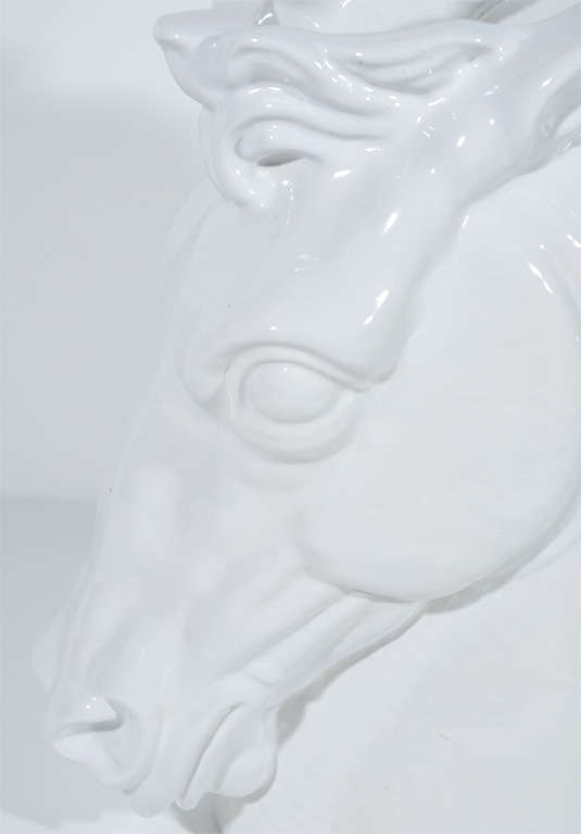 Mid-20th Century Italian Mid-Century Modern Ceramic Horse Sculptural Vase