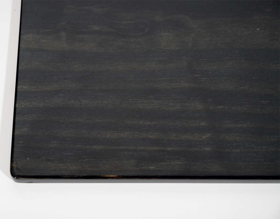 Set of Six Rare Vintage Gucci Placemats in Ebonized Walnut at 1stDibs