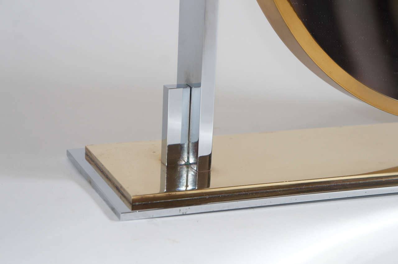Large Vintage Table Top Vanity Mirror By Karl Springer At 1stdibs
