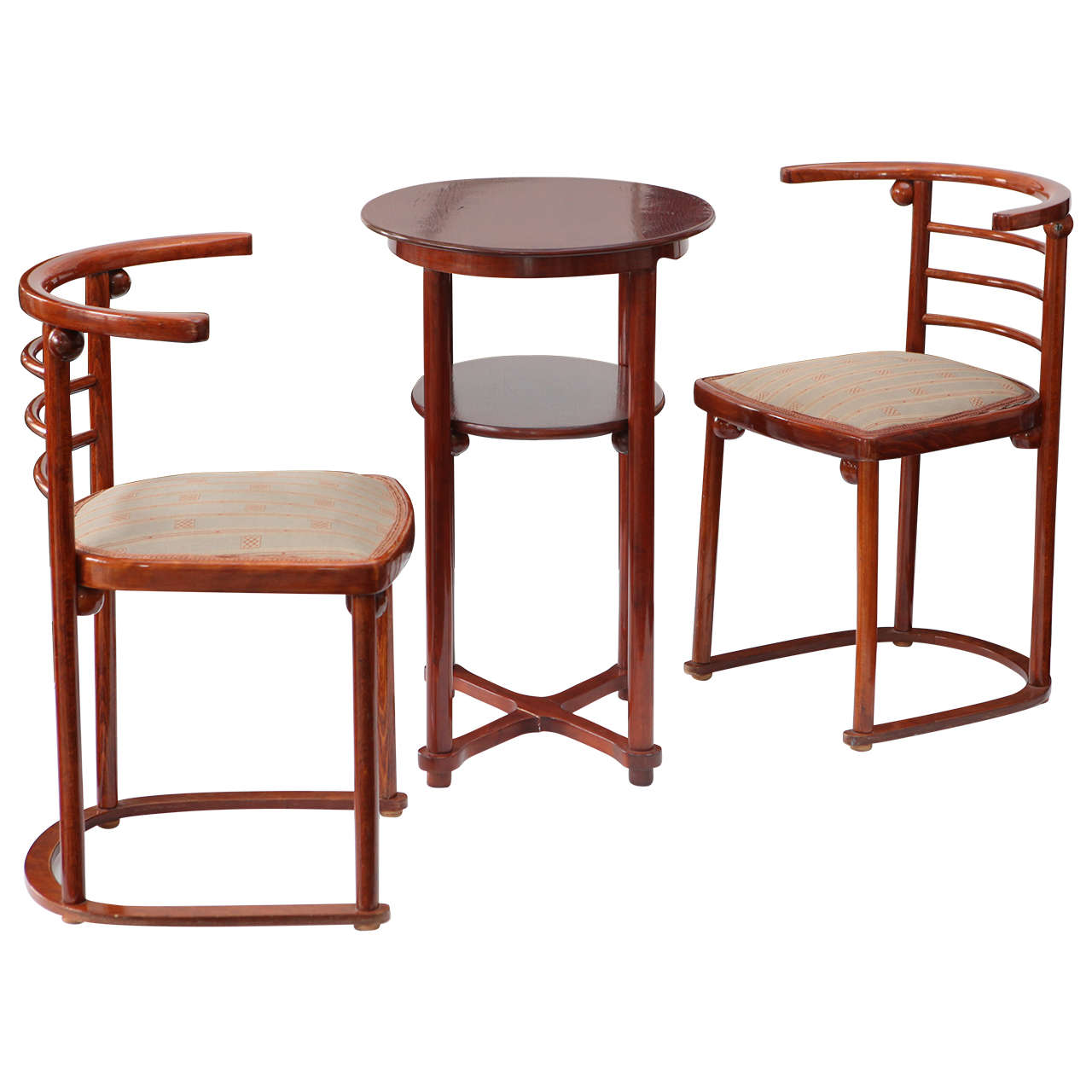 3 pc Fledermaus set by Joseph Hoffman circa 1907