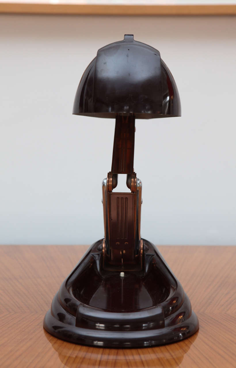 Mid-20th Century Jumo Cie Bakelite Desk Table Lamp circa 1945-1950