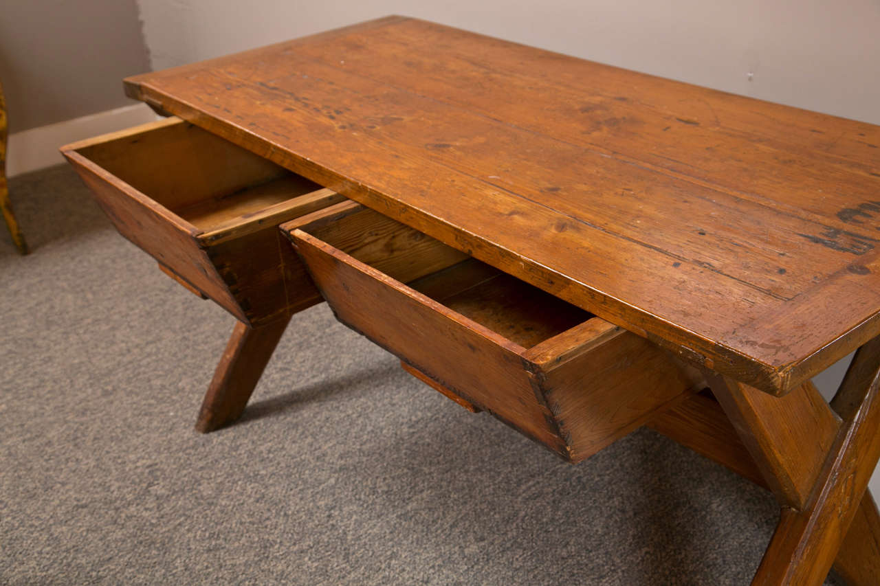 19th Century Farm Table In Good Condition For Sale In Stamford, CT
