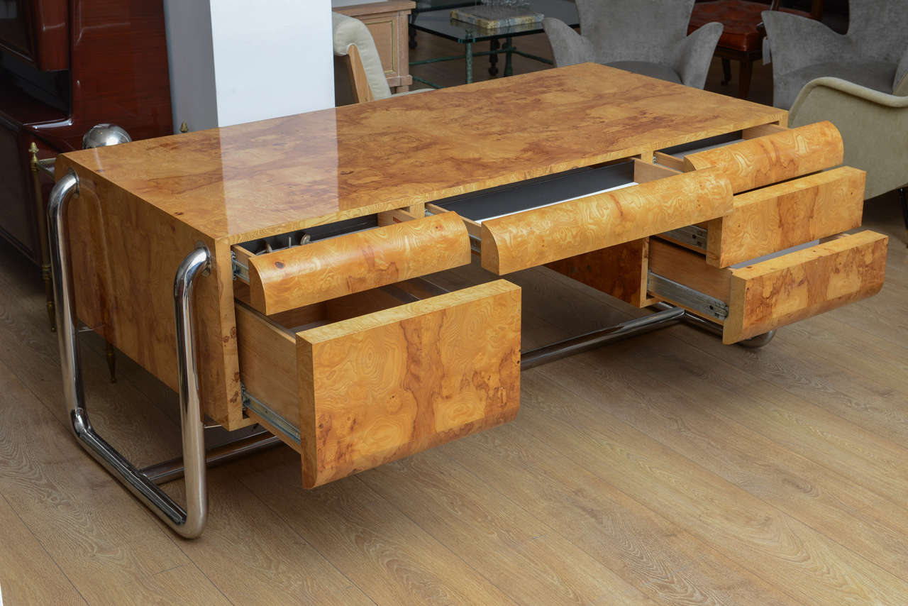 Mid-Century Modern 1970's Executive Desk by Pace