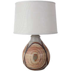 Rustic Gourd Shape Ceramic Table Lamp