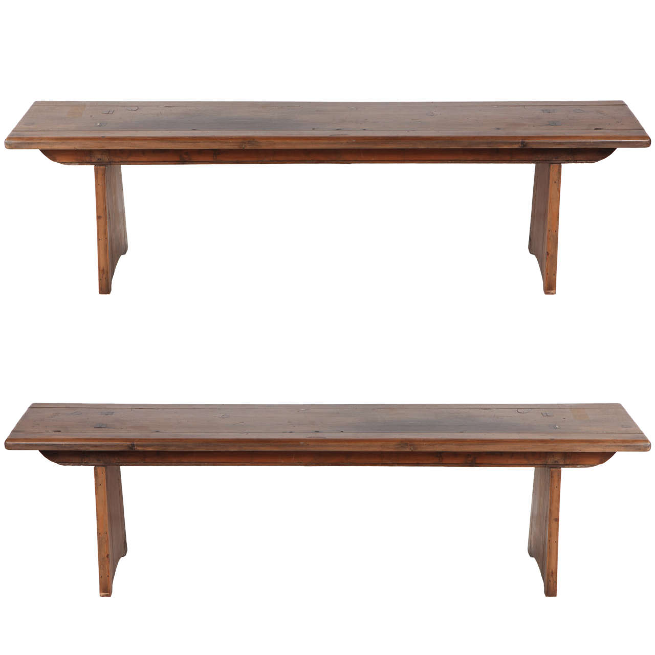 Rustic Farm Table Benches