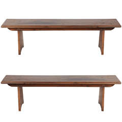 Rustic Farm Table Benches