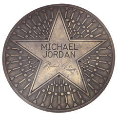 1980s Michael Jordan Bronze Architectural Plaque