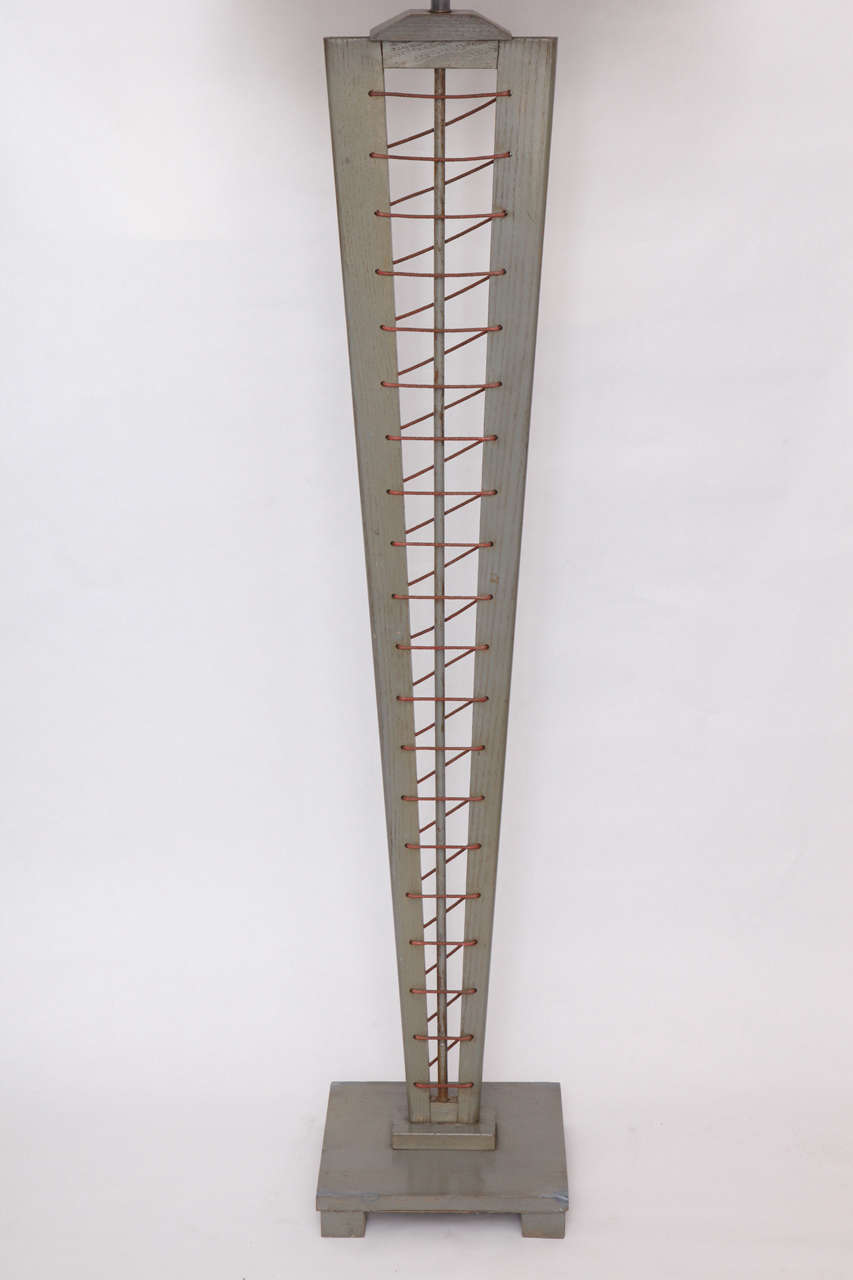 American 1940s Art Moderne Architectural Floor Lamp