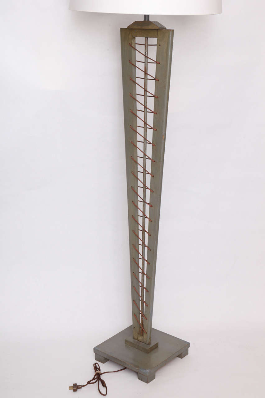 1940s Art Moderne Architectural Floor Lamp 3
