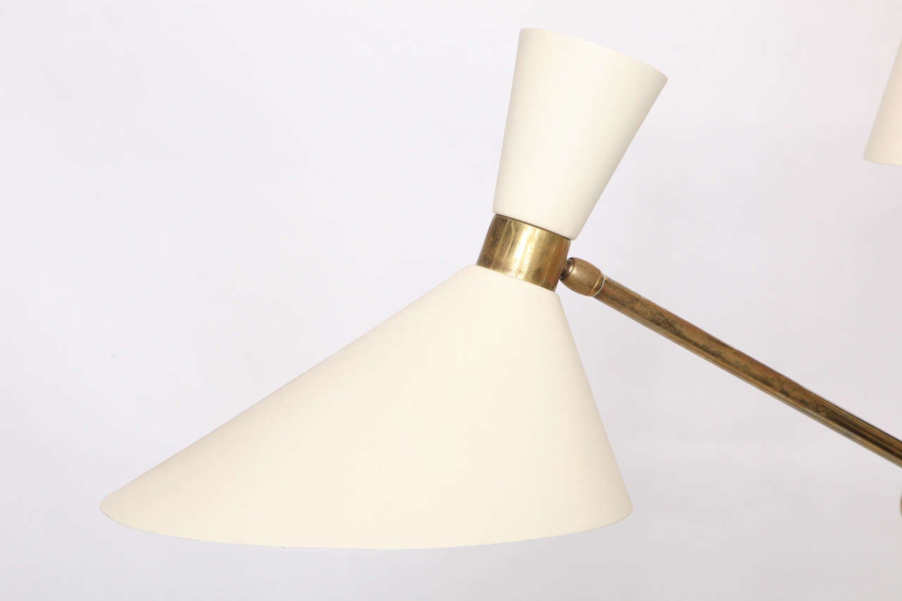 Mid-20th Century A 1950's Articulated Floor Lamp by J.T.  Kalmar