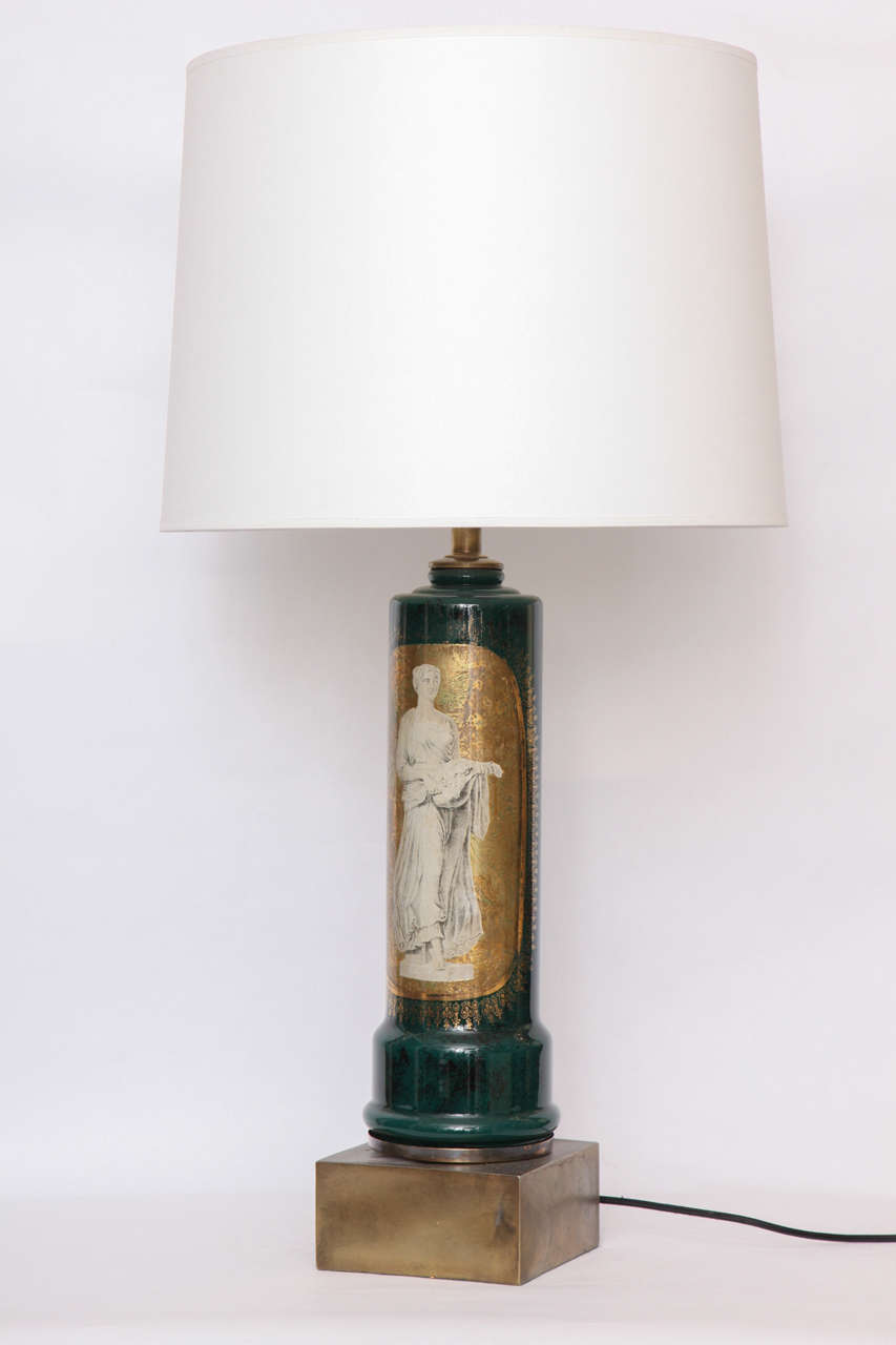 A Pair of 1940's Art Moderne Table Lamps