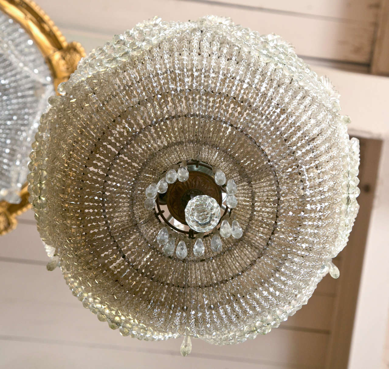 American Antique Beaded Crystal Chandelier