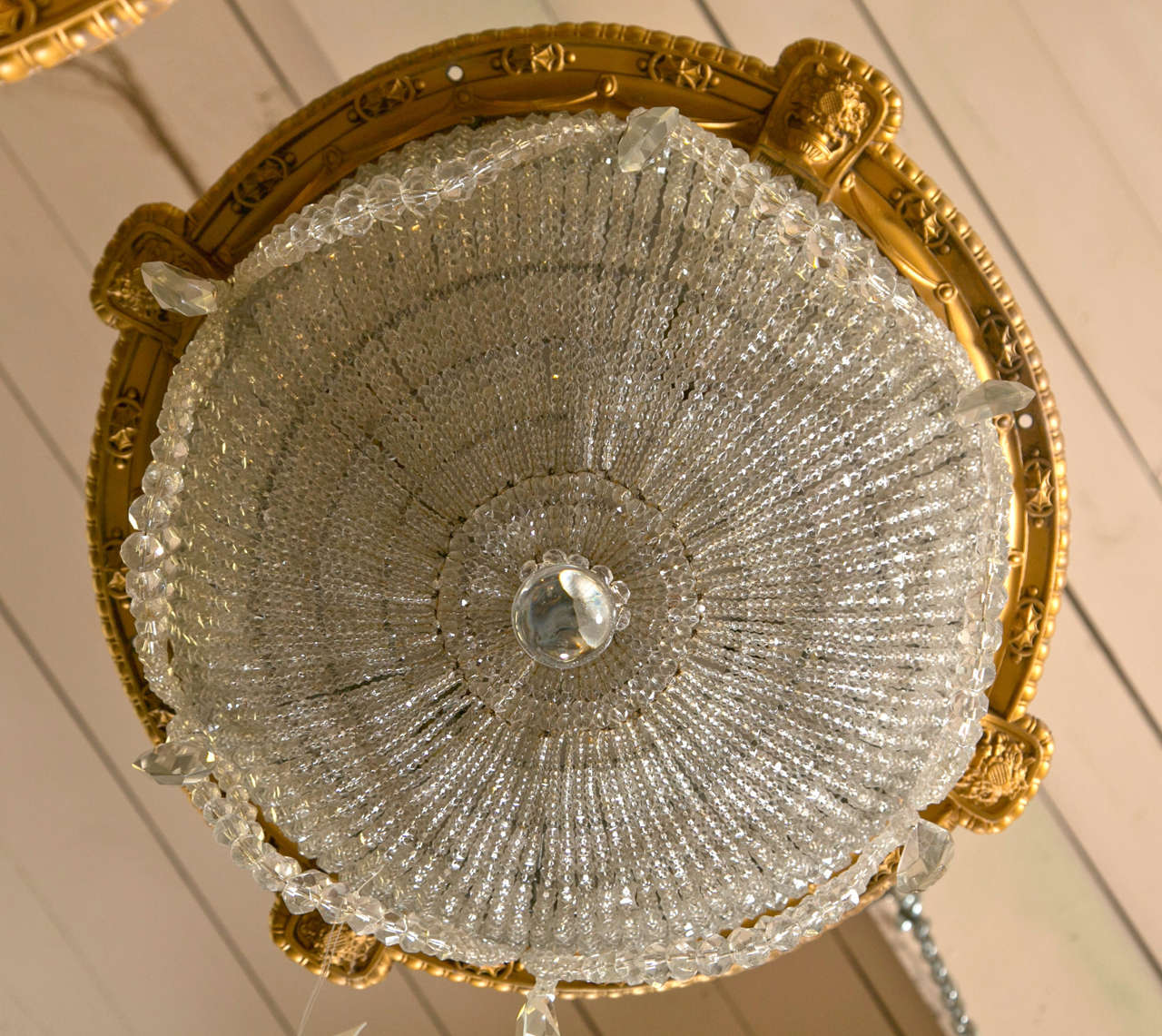 crystal dome chandelier