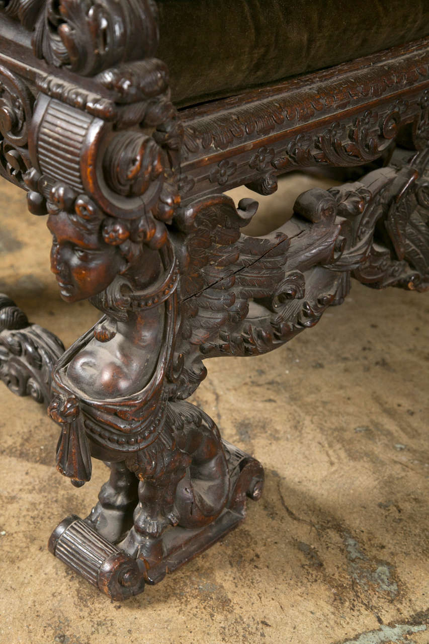 Antique Oversized Carved Medieval Throne Chair at 1stDibs antique