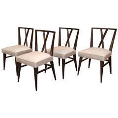 Set of Eight Tommi Parzinger Dining Chairs 6