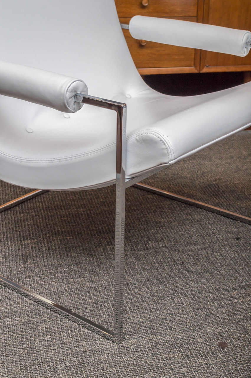 Mid-Century Modern Milo Baughman Scoop Lounge Chairs